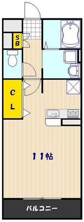 コンフォールの物件間取画像